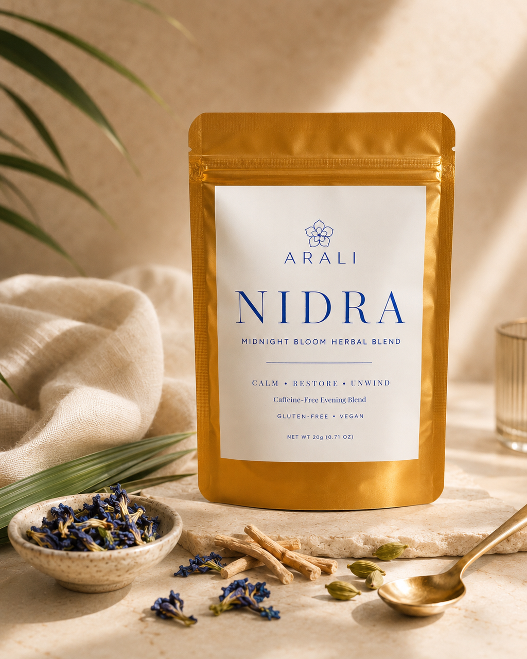 NIDRA Sample (20g) : Midnight Bloom Blend
