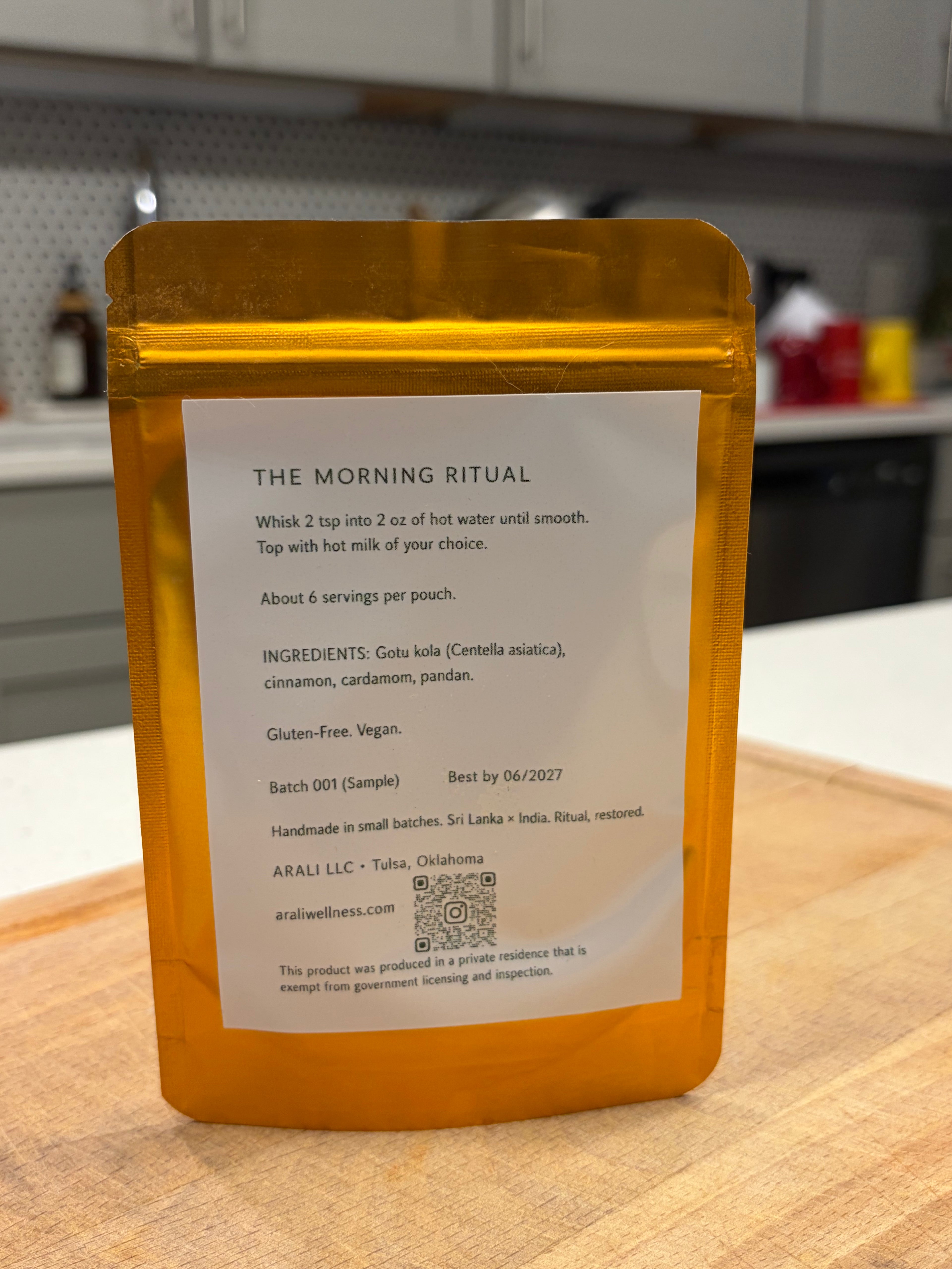 PRANA Sample (20g) : Morning Gotu Kola Blend